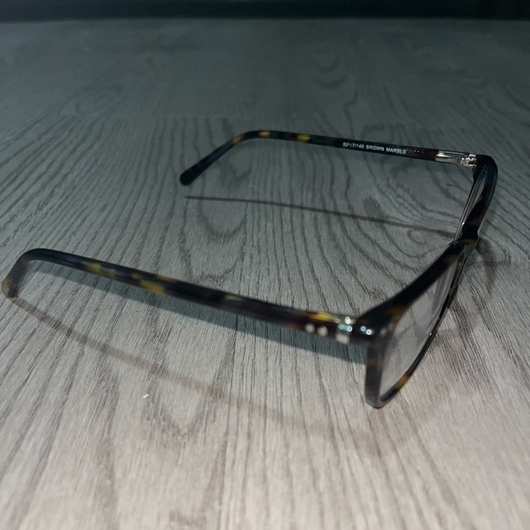 Ernest Hemingway H4808 Eyeglasses Unisex, Brown Marble, 52/17/140 - Picture 4 of 9